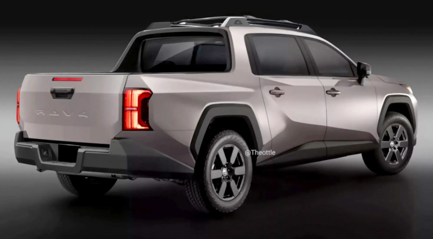 ▲全球車迷許願想到看到RAV4皮卡車！原廠大方回應計劃。（預想圖／翻攝自《Theottle》）