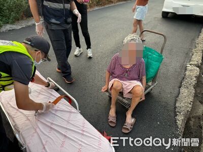 還好遇見你！雲林老婦路倒求助無門　警衝下車伸援手