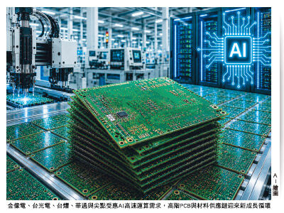 AI板材料進入缺貨與漲價循環　高階缺料推升PCB營收