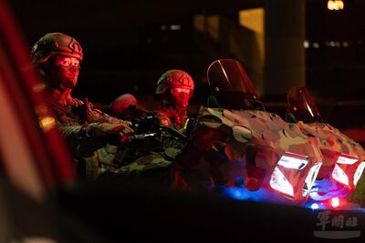 模擬遭敵特工滲透　憲兵戰備驗證衛戍中樞能力