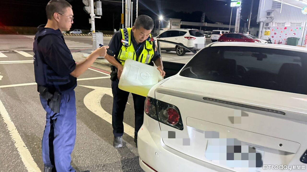 轎車深夜故障斜停省道旁 烏日警打槍:沒油啦 | ETtoday地方新聞 | ETtoday新聞雲