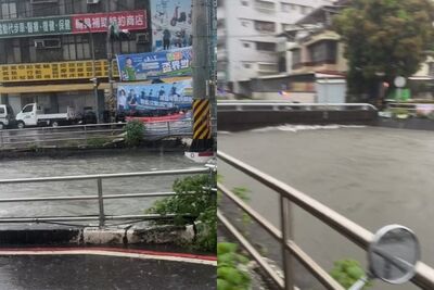 屏東殺蛇溪「快滿出來」畫面曝!在地人驚:上次淹出來是88風災
