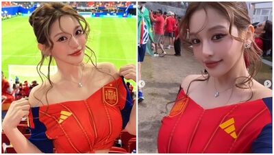 蔡瑞雪「中空看世足」穿超辣！一轉身被拍真實身材  飛美解鎖第一次