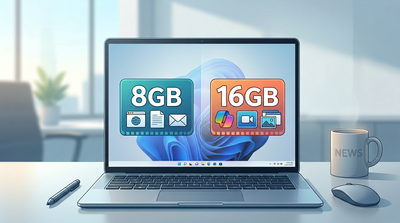 微軟改口稱電腦 8GB 記憶體夠用!外媒傻眼:先修 Windows 吧
