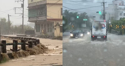 暴雨狂炸高雄!多地「滾滾黃水」災情頻傳 網籲出門注意安全
