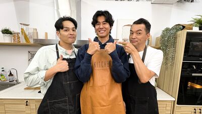 日本隊還沒踢先開吃!風田錄《爸爸回家做晚飯》吃到忘我 廚佛Fred狂拋冷笑話「全聯先生聞香失守」爆笑助攻百年精品印花換購