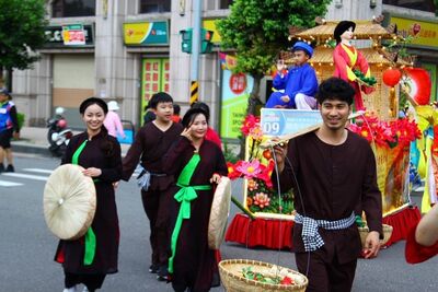 桃園市新移民女性關懷協會 榮獲「藝閣踩街及定點表演獎」銀獎