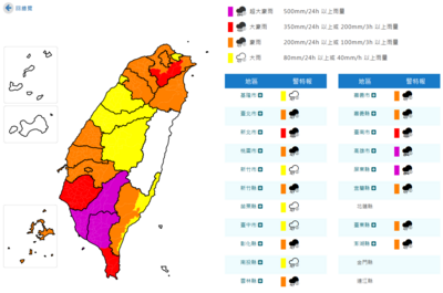 快訊/19縣市豪大雨特報!最新警戒區域曝