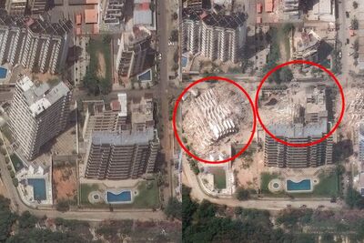 衛星照曝光!委內瑞拉強震235死 海濱「整片公寓」夷為平地