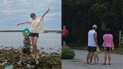 民眾目擊孫藝真一家三口！　見到3歲兒美貌震撼：長得跟AI一樣漂亮