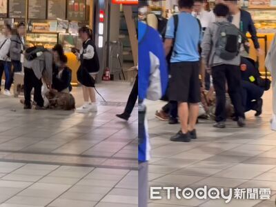 快訊/高鐵左營站持刀驚魂!婦突咆哮攻擊旅客 遭壓制送醫