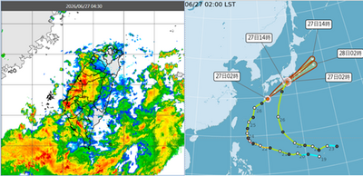 大雷雨今炸中南部 明仍有大雨下周轉晴