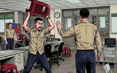 被糾正服裝儀容!替代役男三字經譙輔A...還砸椅子 這下慘了