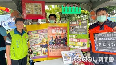 逛芒果節也能學自救　南消大內消防宣導防溺「叫叫伸拋劃」