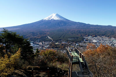 河口湖纜車新景點7月開放 開運廣場、35階鳥居景觀步道看富士山