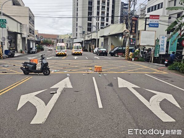 ▲▼台中外送員被撞飛搶救不治，貨車駕駛過失致死罪嫌送辦。（圖／民眾提供，下同）