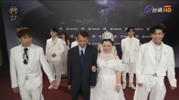 ▲白冰冰。（圖／翻攝自YouTube／GMA 金曲獎頒獎典禮暨國際音樂節 Golden Melody Awards & Festival）