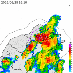快訊/大雷雨炸北北桃 持續1.5小時