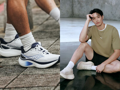 曹佑寧上腳PUMA新跑鞋、SAUCONY升級TRIUMPH 24　機能與顏值一次到位