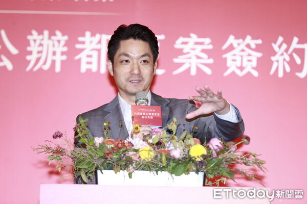 ▲▼蔣萬安出席內湖康樂街136巷案公辦都更案實施者簽約典禮。（圖／記者湯興漢攝）