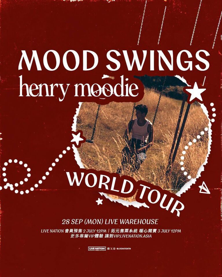 ▲▼Henry Moodie：Mood Swings World Tour in Kaohsiung。（圖／翻攝自Facebook）