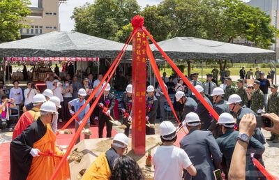 永續傳承海龍精神 金門海龍忠烈地藏紀念館動土