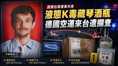 獨/台北美國學校爆醜聞! 美籍師「液態K毒藏酒瓶」被逮
