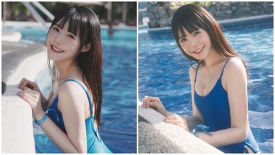 《全明星》吳心緹難得脫了！解放挖空泳裝「低胸包不住上圍」深溝被看光