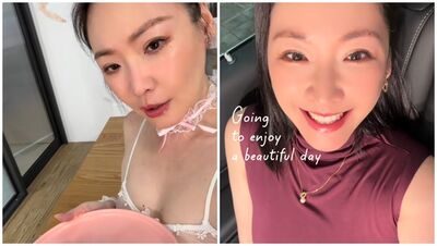王俐人拍寫真破尺度「平常不會穿的」！一轉身趴地…下半身春光全露