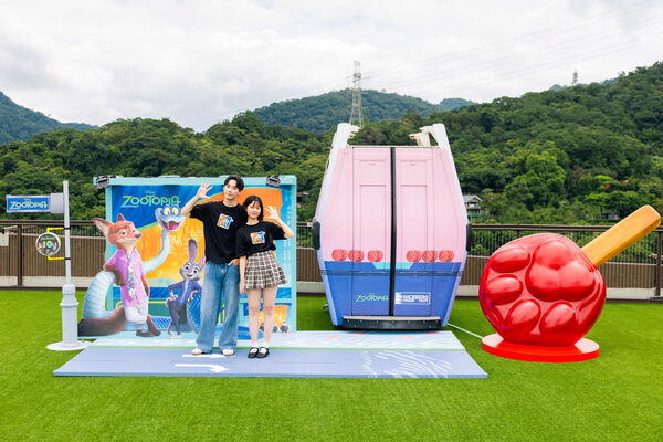 ▲貓空纜車《動物方城市》主題《全城出動 飛上貓空》即日起至8月31日開跑。（圖／迪士尼提供）