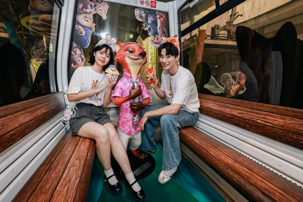 ▲貓空纜車《動物方城市》主題《全城出動 飛上貓空》即日起至8月31日開跑。（圖／迪士尼提供）