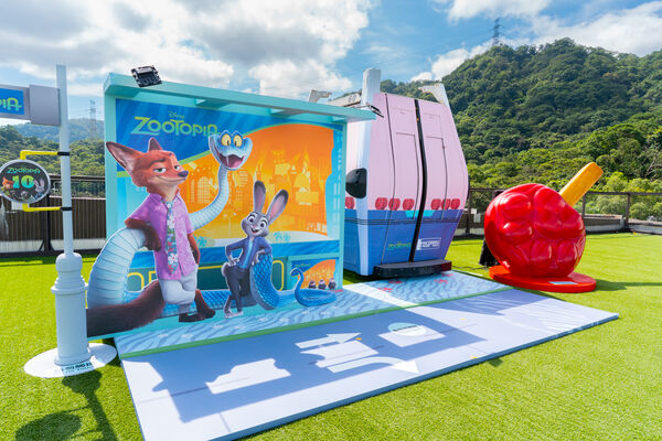 ▲貓空纜車《動物方城市》主題《全城出動 飛上貓空》即日起至8月31日開跑。（圖／迪士尼提供）