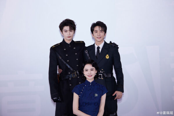 ▲丁禹兮和張新成、姜珮瑤主演《南部檔案》。（圖／翻攝自微博）