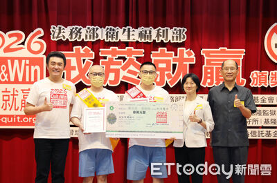 戒菸就贏！7組收容人挑戰成功　義工李㼈現身喊：是讓自己自由