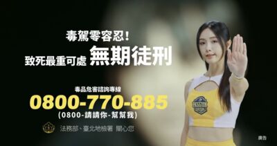 女神君白拍反毒片!北檢曝「46天19人被押」 全因毒駕零容忍