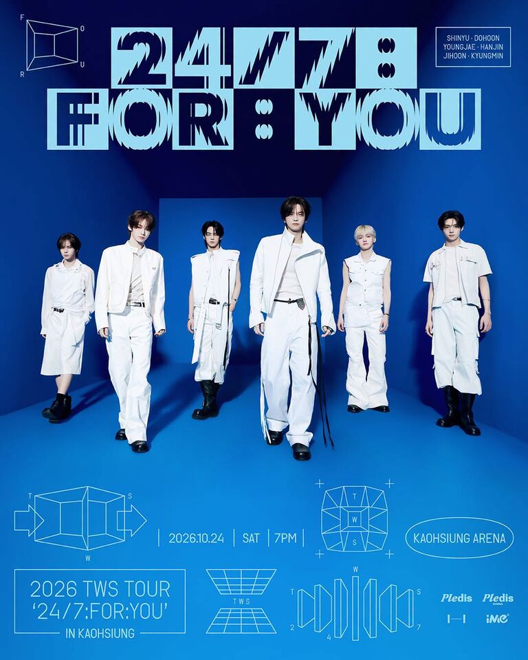 ▲▼2026 TWS TOUR &lsquo;24/7:FOR:YOU&rsquo; IN KAOHSIUNG。