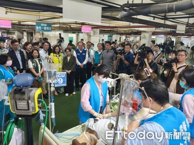 南投遇襲!醫院外失火、內湧大量傷患 城鎮韌性演習逼真