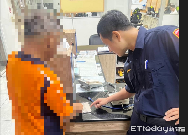 ▲潘姓男子求助內埔警方。（圖／記者陳崑福翻攝）