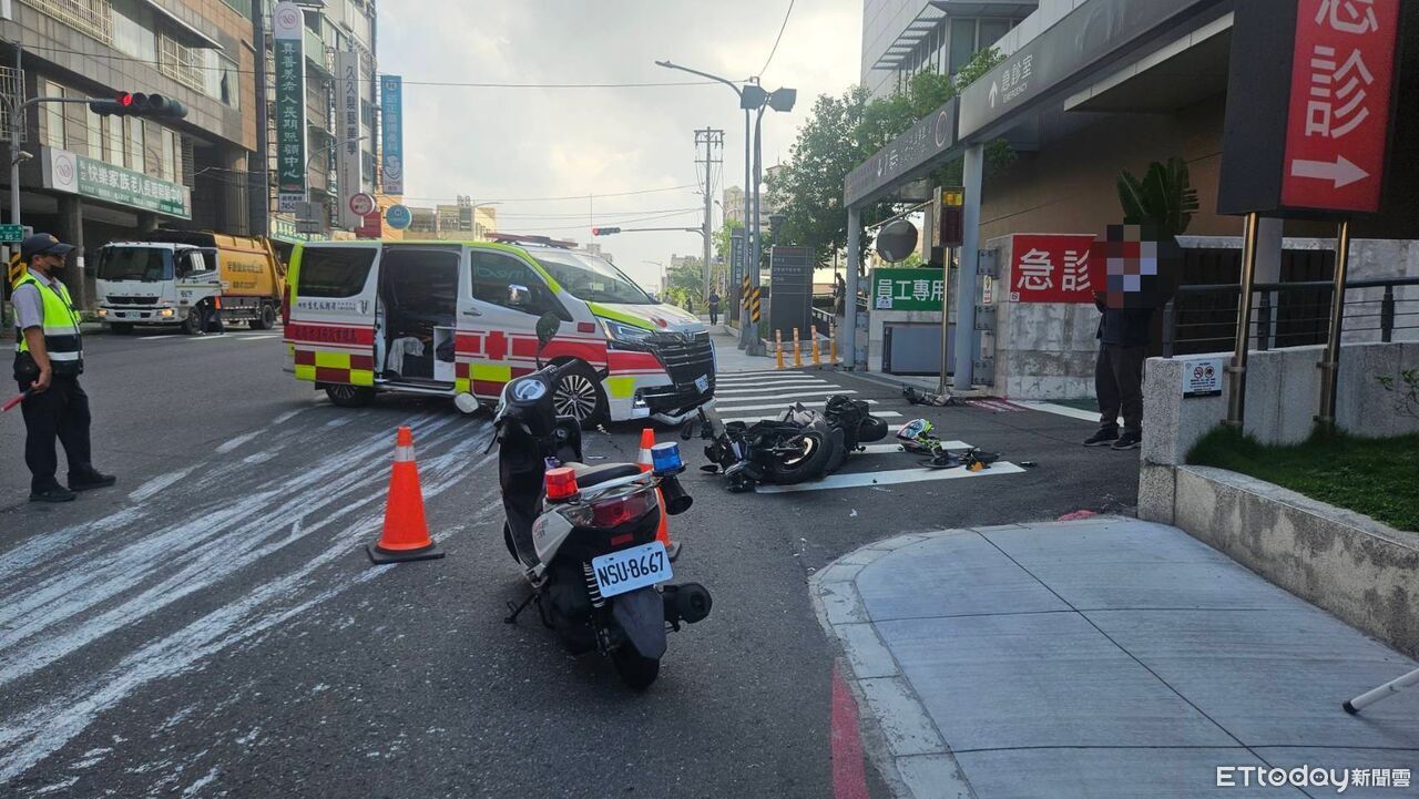 救護車載病患「進院前關警鳴器」下秒撞飛騎士 雙方都有責 | ETtoday社會新聞 | ETtoday新聞雲