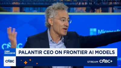 Palantir CEO訪談失控痛批OpenAI、Anthropic　稱Token計費模式「出了大問題」