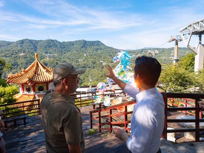 沈伯洋看過來!蔣萬安曝台北大縱走新規劃 貓空人行跨橋完成設計