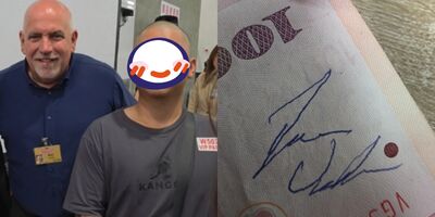 好市多CEO超親民!「VIP客幸運合拍」簽名照曝光 網驚:太扯了