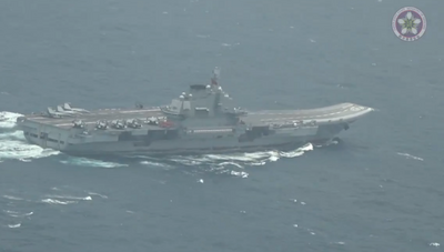 日本防衛省破天荒！首度公開中國航母「遼寧號」監控影片　動機曝