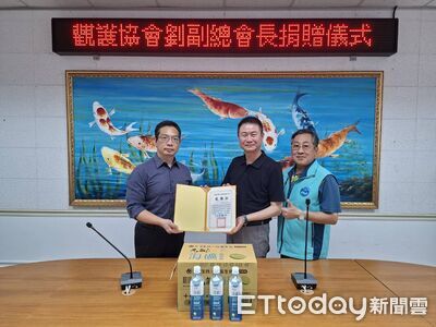 觀護協會副總會長捐贈運動飲料　助基隆看守所收容人防暑