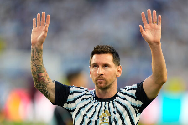 ▲阿根廷巨星梅西（Lionel Messi）領銜出戰。（圖／達志影像／美聯社）