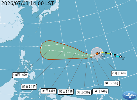 巴威估今晚升強颱 下周五最接近台灣 | ETtoday生活新聞 | ETtoday新聞雲