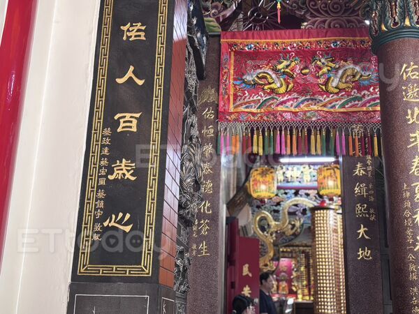 ▲▼國泰金蔡家「家廟」台北市安東街福佑宮。（圖／記者陳瑩欣攝）