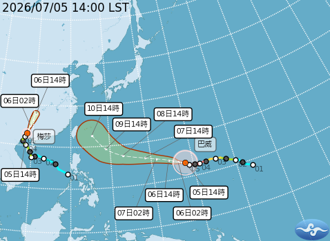 ▲▼未來一周天氣。（圖／氣象署提供）