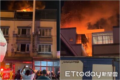 高雄透天厝深夜大火!老闆崩潰「客訂輪胎全燒光」…損失破百萬