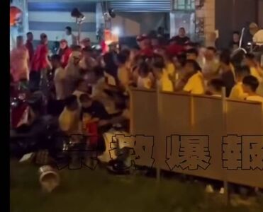 彰化宮廟遶境變調!火爆鬥毆畫面瘋傳 廟方急滅火:路人拉扯
